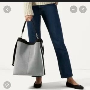 Rothy's The Bucket Bag in Grey Mist